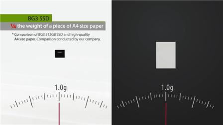 世界上最小的固態(tài)硬盤(pán) 重量比一張A4紙還要輕