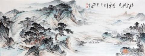 畫(huà)家李佩錦藝術(shù)字畫(huà)欣賞！自然山水秀麗雅致藝術(shù)多變！