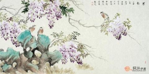 當(dāng)代花鳥畫美女作家，許芬藝術(shù)簡介