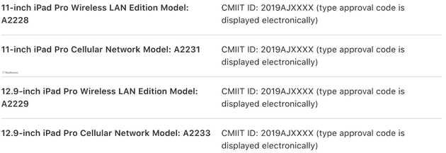 共有四款型號(hào)（圖片來(lái)自@macrumors）