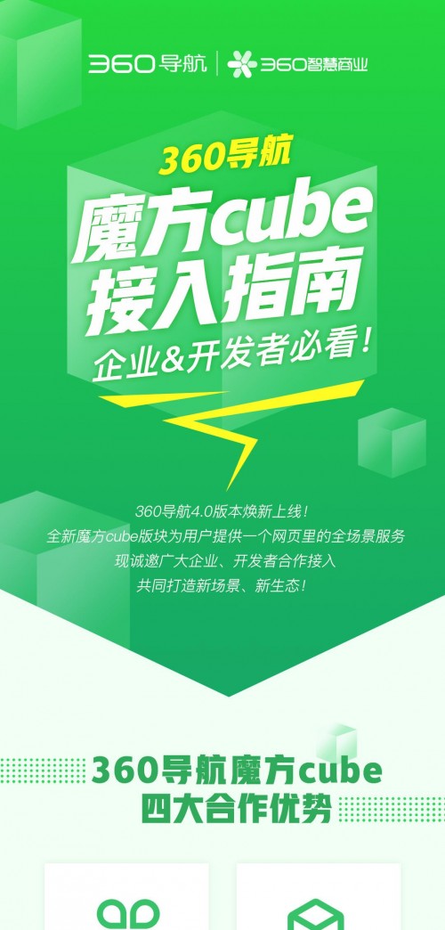 360導(dǎo)航魔方cube誠(chéng)邀廣大企業(yè)合作！