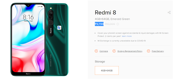 國(guó)外越賣越貴！Redmi 8系列售價(jià)在印度四連漲：漲幅超20%