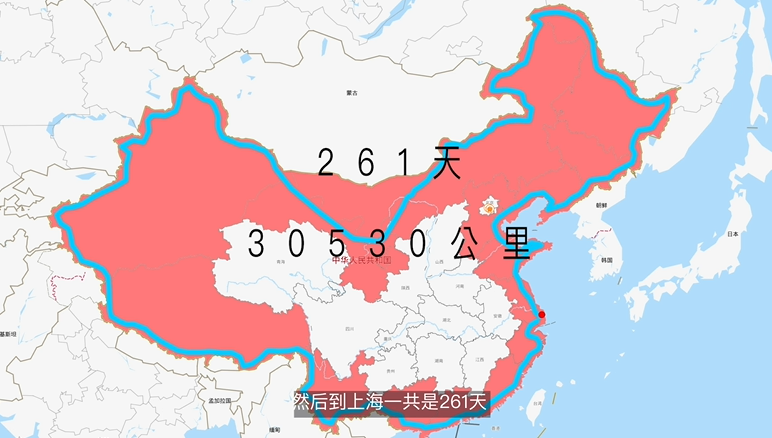 牛人騎小牛電動車完成長達(dá)261天、30530公里的環(huán)游中國行并登上微博熱搜