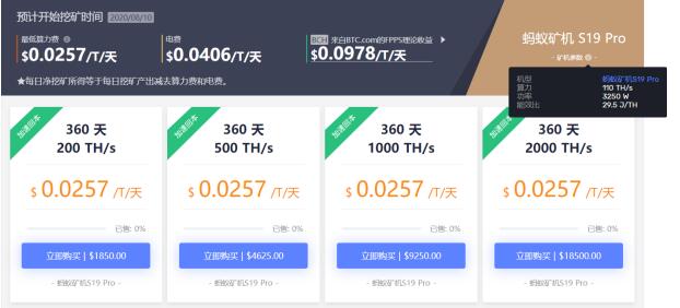 BTC站穩(wěn)10000美元，比特小鹿(BitDeer)再次限量開售S19系列加速回本套餐