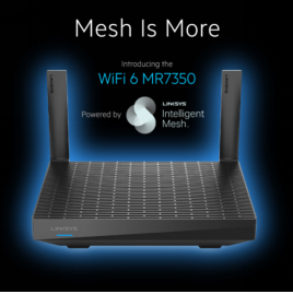 領(lǐng)勢(shì)(LINKSYS)推出其性?xún)r(jià)比最高的WIFI 6 MESH路由器新品MR7350