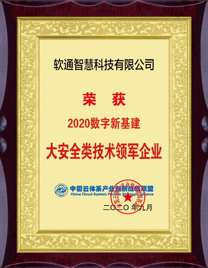 實力擔(dān)當(dāng)！軟通智慧斬獲“2020數(shù)字新基建”評選兩項大獎