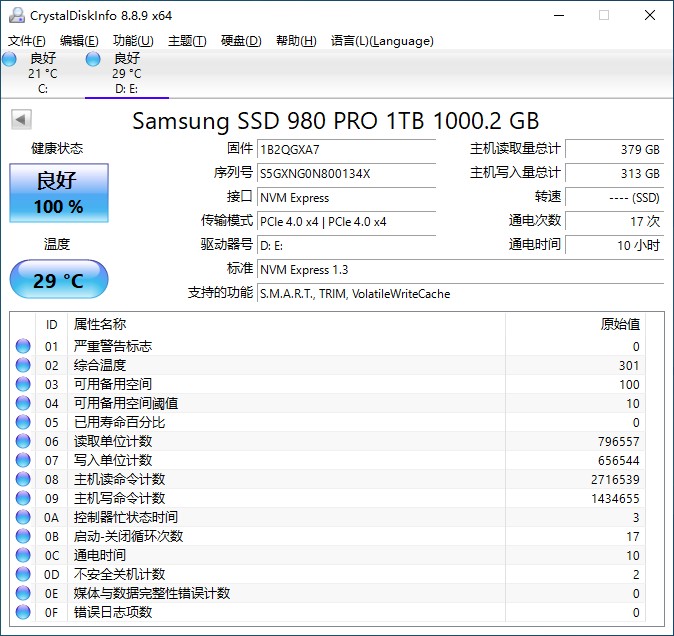 滿血PCIe 4.0：三星980PRO固態(tài)硬盤評測