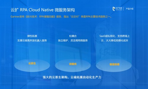 云擴(kuò)科技：云原生RPA，云端擴(kuò)展企業(yè)智能生產(chǎn)力