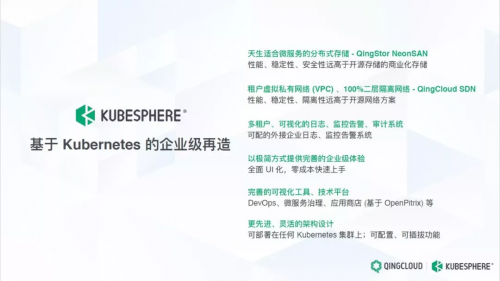 企業(yè)開啟云原生轉(zhuǎn)型的利器——青云科技KubeSphere容器平臺