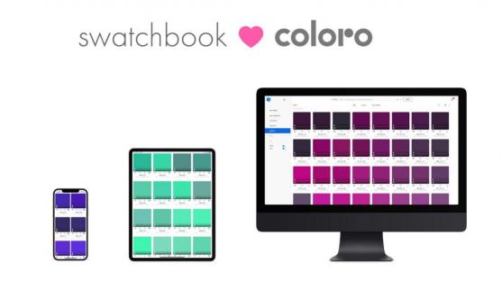 coloro與swatchbook合作整合色彩智能與材料智能