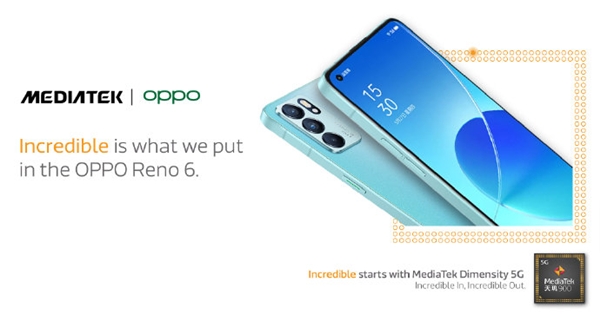 OPPO Reno6 系列輕薄和影像再突破，天璣芯片備受好評