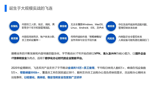 一文看懂“飛連”：字節(jié)跳動10w+員工是如何上網的