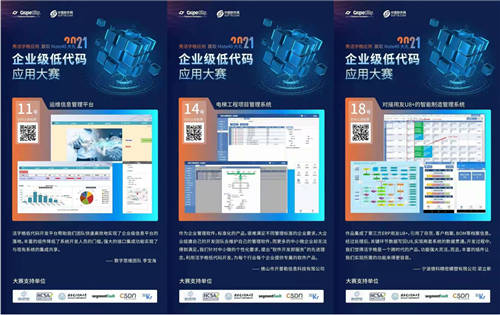 火熱進行中！2021企業(yè)級低代碼應用大賽，活字格應用秀出圈