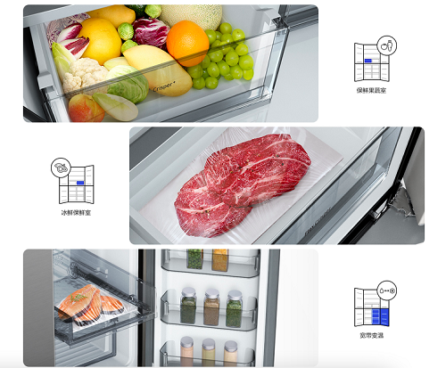 美輪美奐 綻放新顏，三星冰箱為新鮮保駕護航