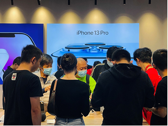 iPhone 13十一長(zhǎng)假再次迎來搶購潮 西安京東MALL買現(xiàn)貨不用等