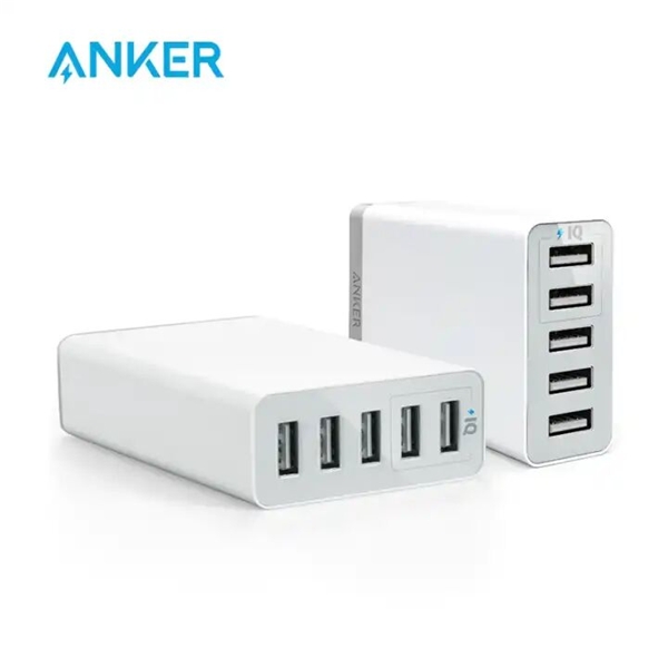 完美的家庭充電中樞——Anker安克25W 5口USB蘋果手機充電器