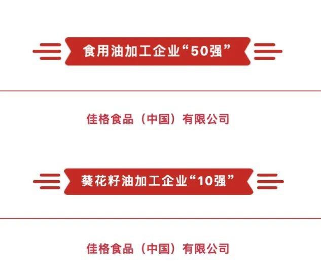 2020年度食用油加工企業(yè)強出爐，多力食用油生產(chǎn)廠商佳格再度上榜！