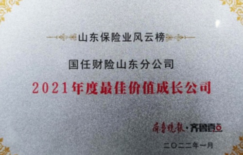 山東保險業(yè)風(fēng)云榜出爐，國任財險獲殊榮