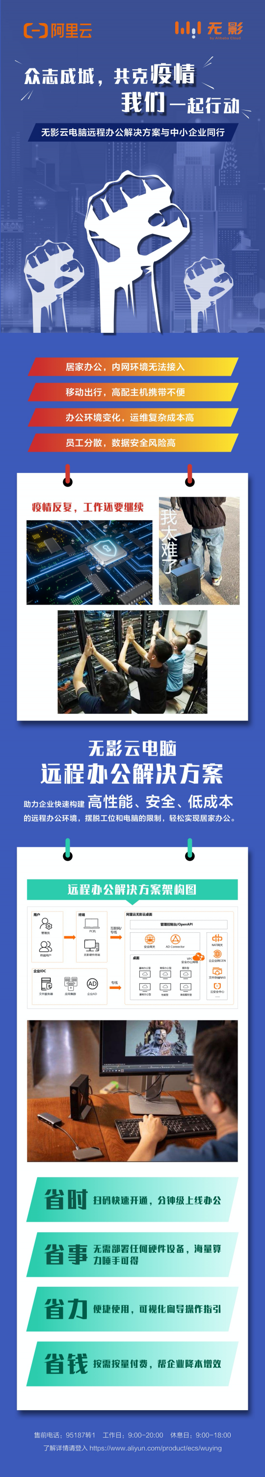 無(wú)影云電腦支持企業(yè)快速實(shí)現(xiàn)居家辦公