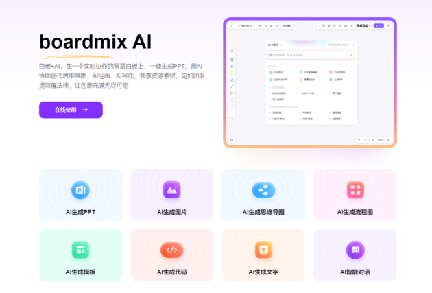 一站式AI工具箱軟件boardmix AI