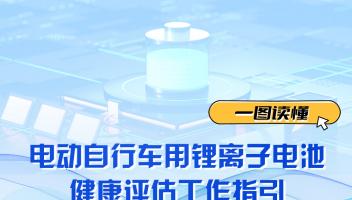 一圖讀懂《電動自行車用鋰離子電池健康評估工作指引》