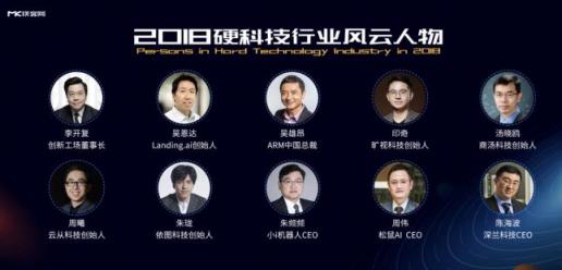 曠視科技CEO印奇入選2018硬科技行業(yè)風(fēng)云人物