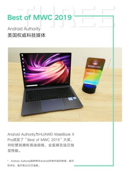 MWC權(quán)威外媒力薦:HUAWEI MateBook X Pro"全場(chǎng)最佳"實(shí)至名歸