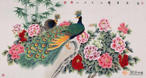 家庭客廳掛什么花鳥(niǎo)畫(huà)作品好，家裝達(dá)人為你推薦這四種題材