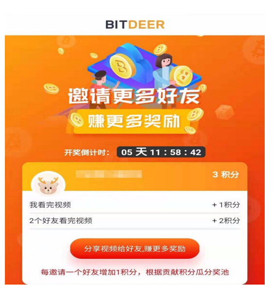 比特小鹿送超級(jí)福利，看視頻瓜分百萬(wàn)BTC