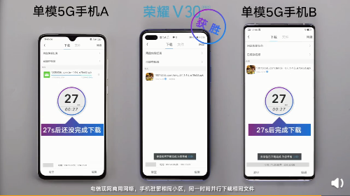 榮耀V30 5G通訊能力強(qiáng)勁，帶給你極速5G新體驗(yàn)