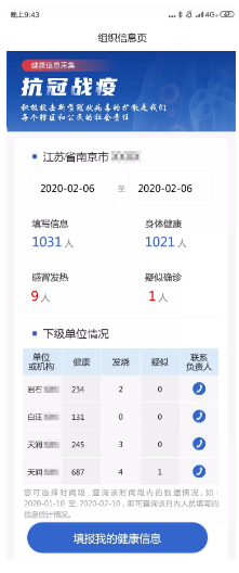 轄區(qū)疫情實時掌控 解放號免費上線政府端疫情管理工具