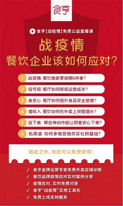 食亨運(yùn)營(yíng)專家1對(duì)1答疑：疫情當(dāng)下，外賣該如何做？